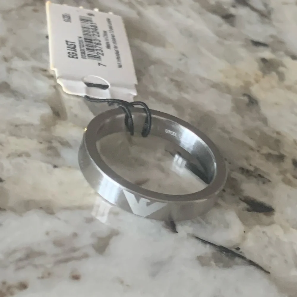 NEW Emporio Armani Stainless Steel Band, Size 9